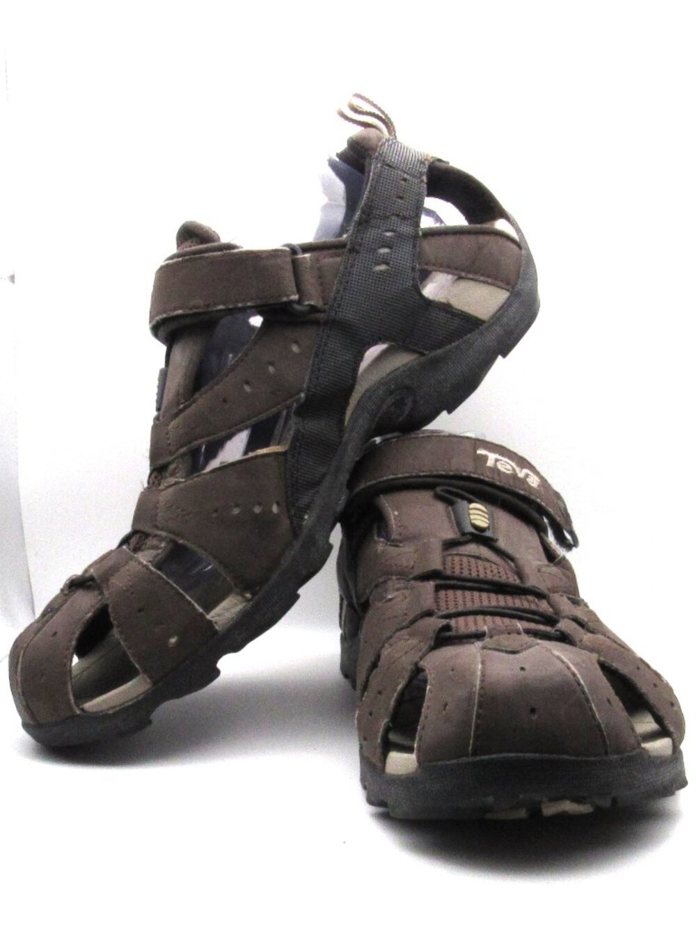 Teva Brown All Terrain Men's Dozer Sandals Hiking Closed-Toe Size 12 6704